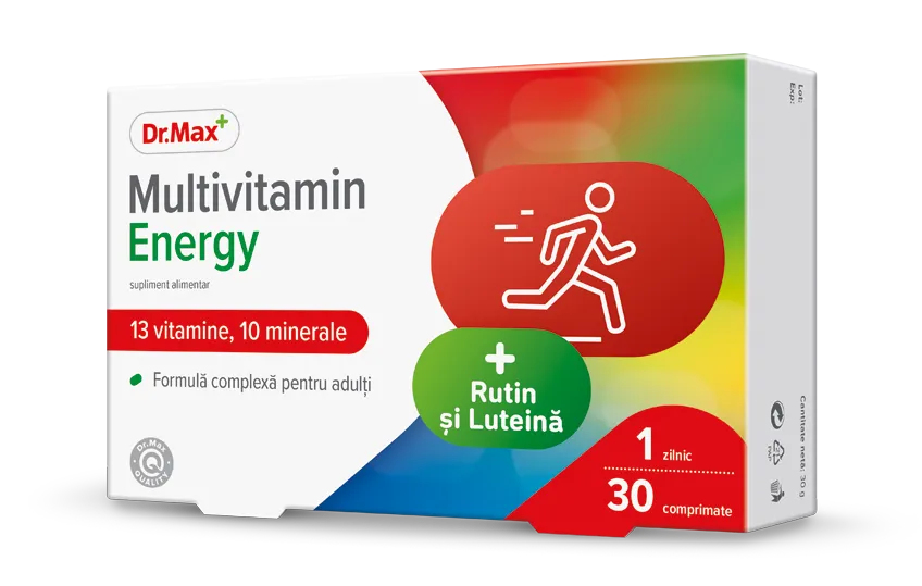 Dr. Max Multivitamin Energy, 30 comprimate