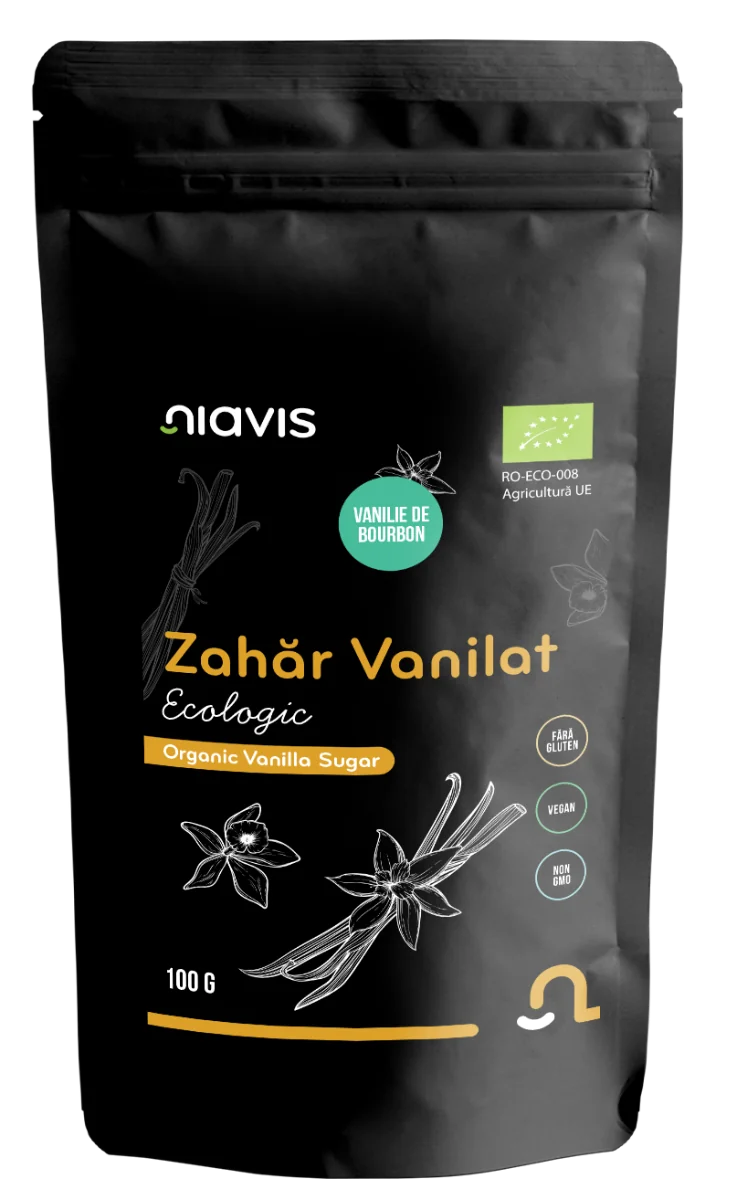 Zahar vanilat ecologic, 100g, Niavis