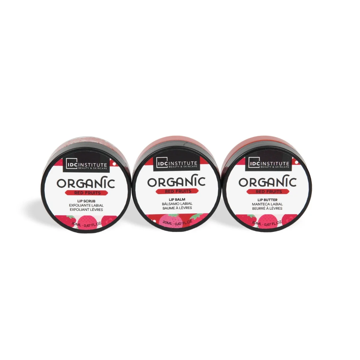 Set Organic Red Fruit Lip Trio, IDC Institute