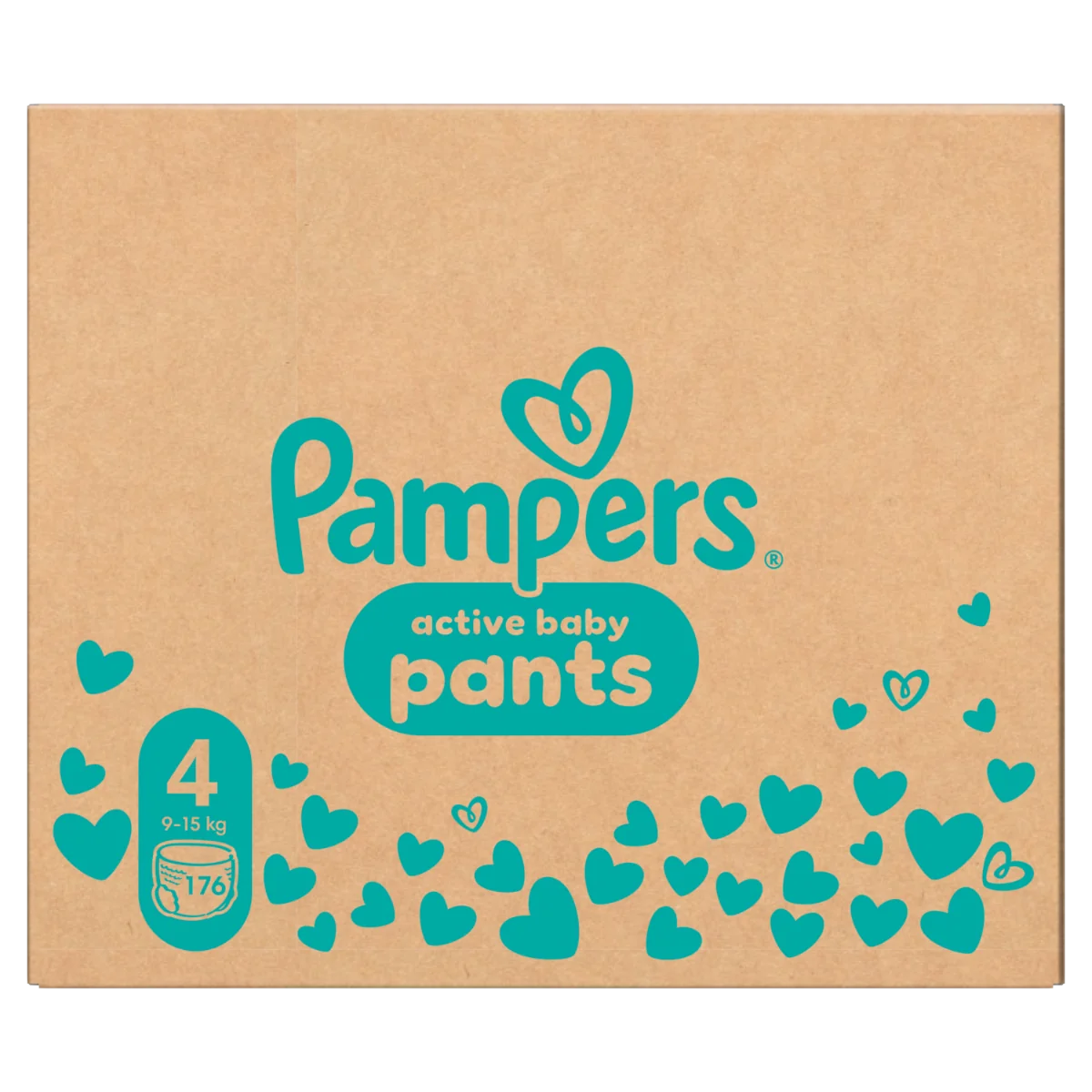 Scutece Active Baby Pants Nr.4 pentru 9-15 kg, 176 bucati, Pampers