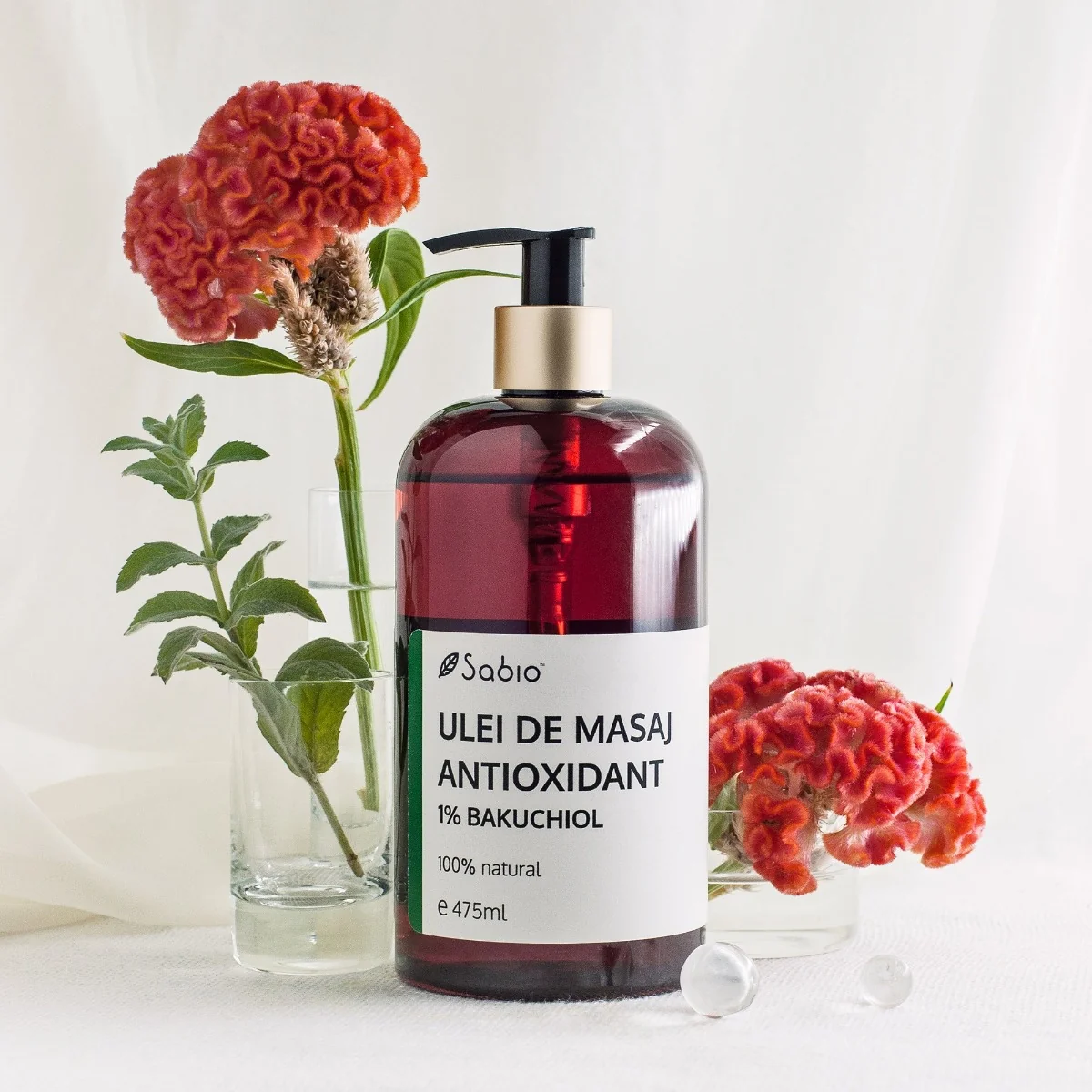 Ulei de masaj antioxidant, 475ml, Sabio