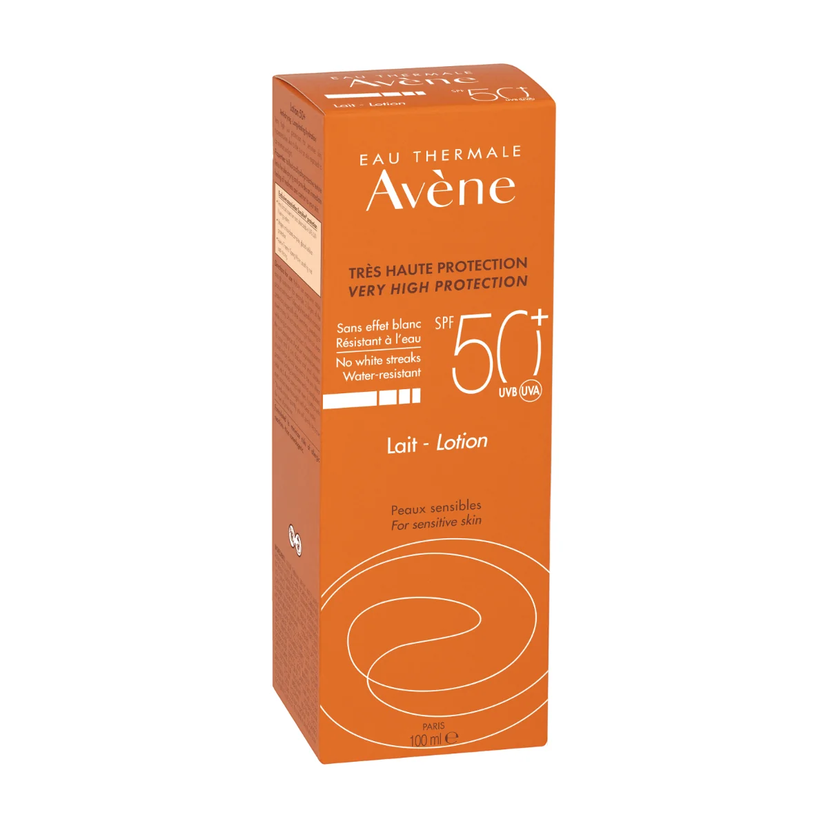 Lotiune pentru protectie solara piele sensibila SPF50+, 100ml, Avene