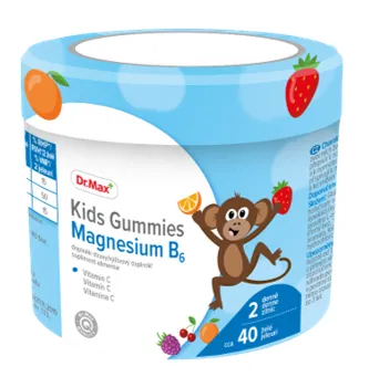 Dr. Max Gummies magnesium B6 pentru copii, 40 jeleuri