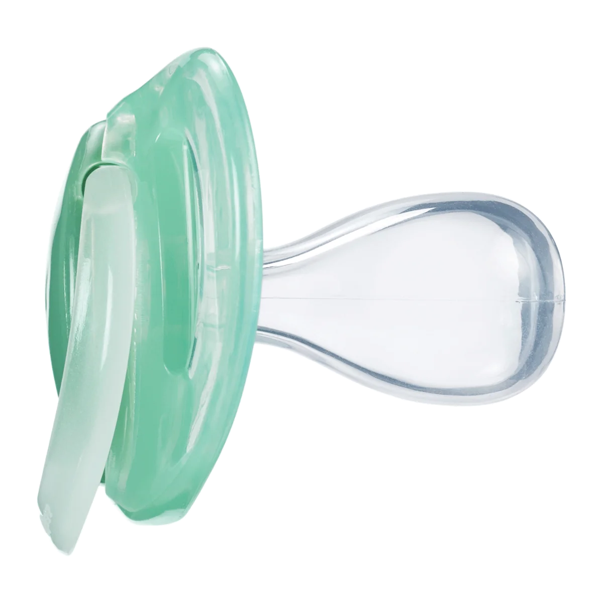Suzeta ortodontica de noapte care lumineaza in intuneric pentru 18-36 luni Verde, 2 bucati, Tommee Tippee