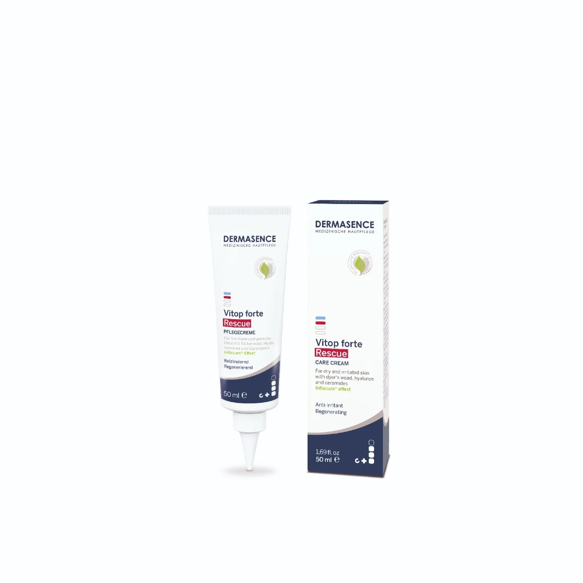 Crema calmanta pentru iritatii acute Vitop Forte Rescue, 50ml, Dermasence