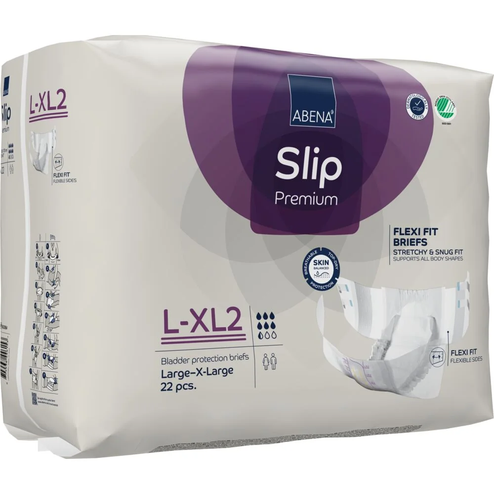Scutece pentru adulti Premium Flexi Fit L-XL2 cu absorbtie 2900ml, 22 bucati, Abena