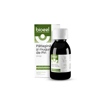 Sirop de patlagina si muguri de pin, 120ml, Bioeel