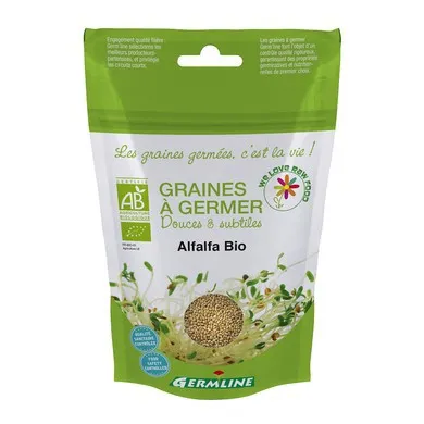 Seminte pentru germinat Alfalfa Bio, 150g, Germline