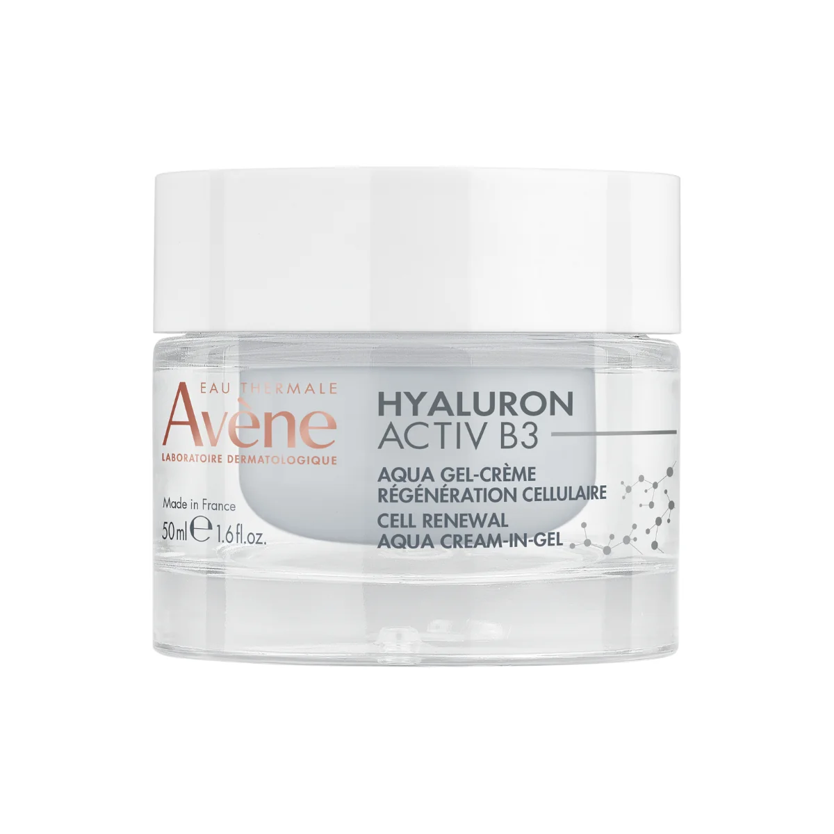 Crema pentru regenerare celulara Aqua-gel Hyaluron Activ B3, 50ml, Avene