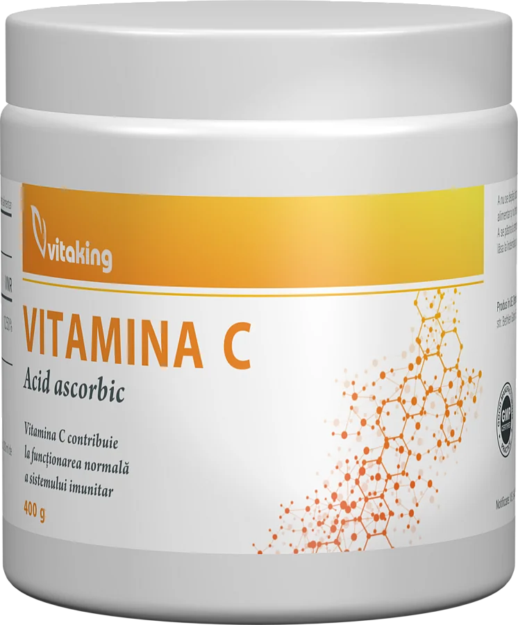 Vitamina C cristalizata, 400g, Vitaking