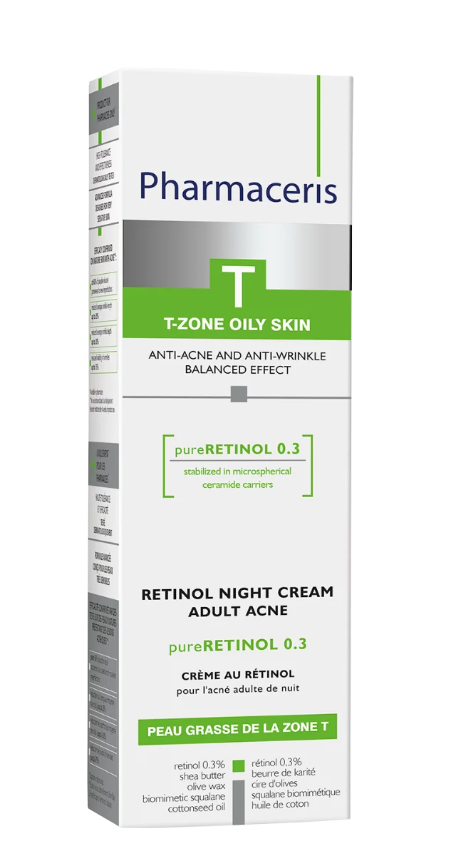 Crema de noapte cu retinol Pure-Retinol T, 40ml, Pharmaceris