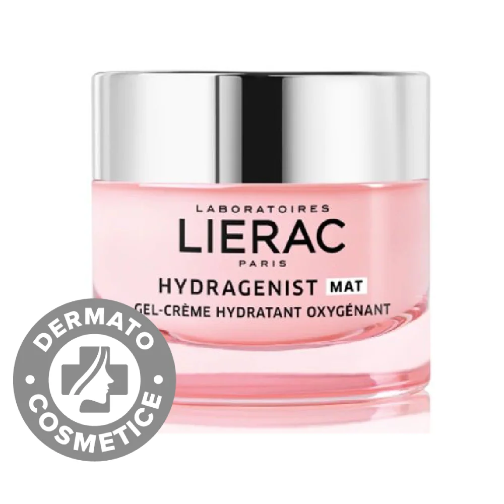 Gel crema pentru ten normal/mixt Hydragenist Mat, 50ml, Lierac Paris