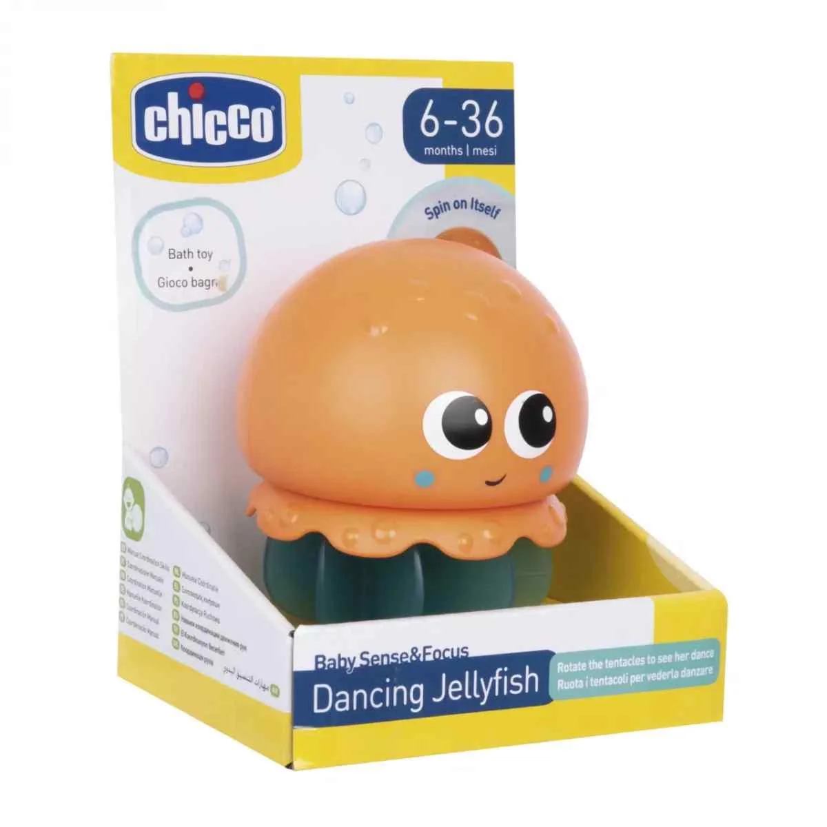 Jucarie de baie Meduza Dansatoare 6-36 luni, 1 bucata, Chicco