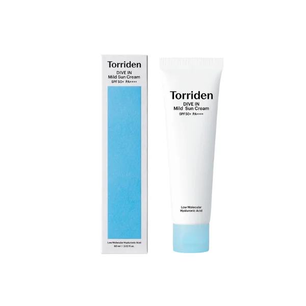 Crema de fata Hyaluronic Acid SPF50+ PA++++ Mild Dive In, 60ml, Torriden