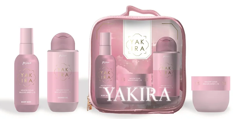 Set Yakira Mellow Mist pentru corp 40ml + Gel de dus 90ml + Unt de corp 50g, Sentio