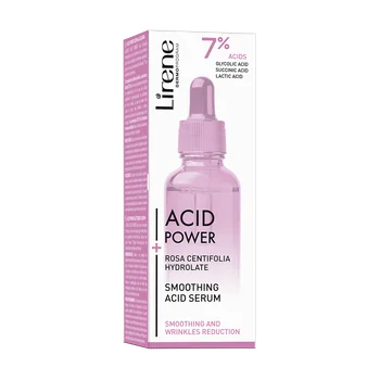 Ser netezitor cu acid succinic pentru toate tipurile de piele Acid Power, 30ml, Lirene