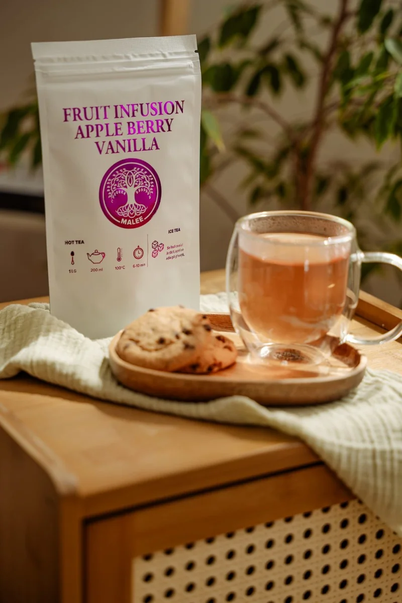 Ceai de fructe Apple Berry Vanilla, 50g, Malee Tea