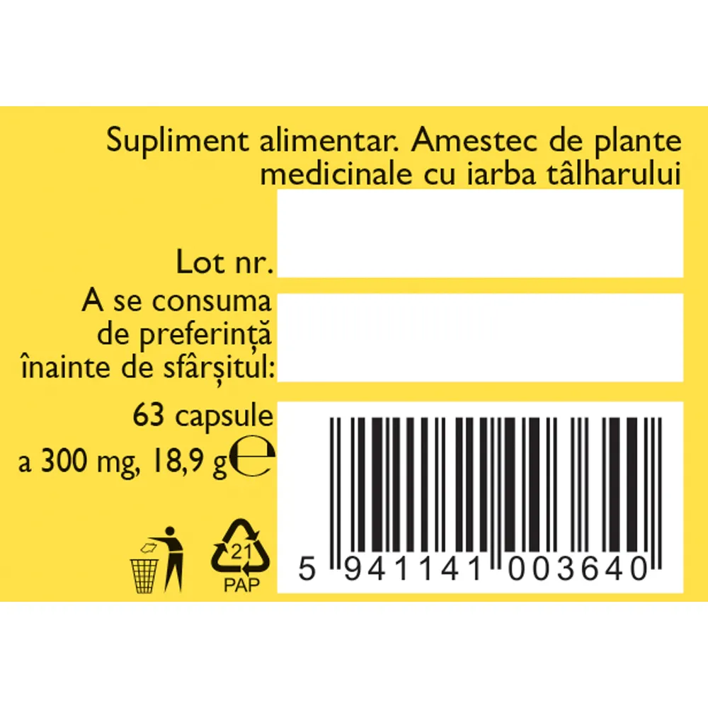 Stomac sanatos D49, 63 capsule, Fares