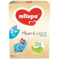 Lapte praf Milumil Junior 3+, incepand de la 3 ani, 600g, Milupa