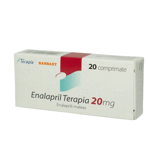 Enalapril 20mg, 20 comprimate, Terapia