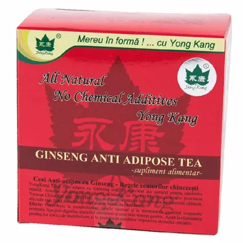 Ceai antiadipos cu Ginseng, 30 plicuri, Yong Kang 