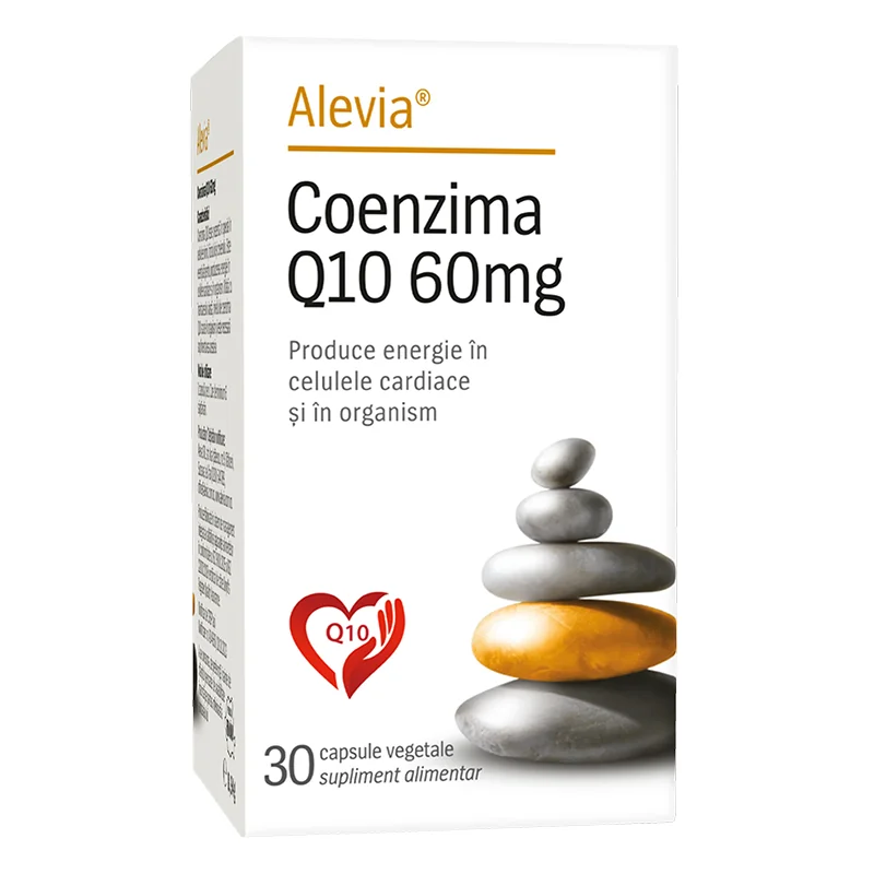 Coenzima Q10 60mg, 30 comprimate, Alevia