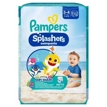 Scutece chilotel pentru apa Marimea 3-4 6-11kg, 12 bucati, Pampers