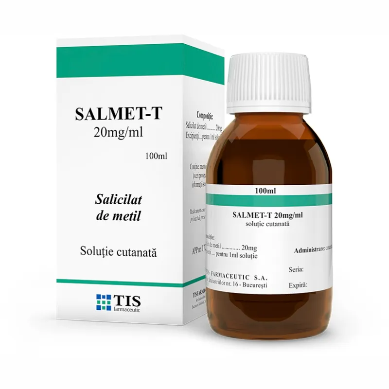 Salmet-T solutie cutanata, 100 ml, Tis