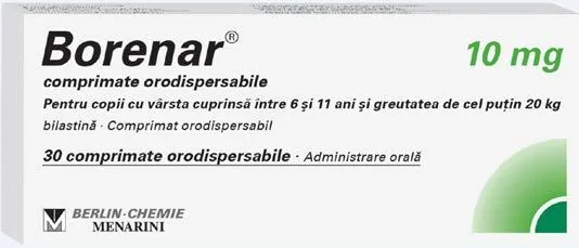 Borenar 10mg, 30 comprimate orodispensabile, Menarini