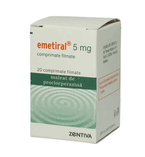 Emetiral 5mg, 20 comprimate filmate, Zentiva