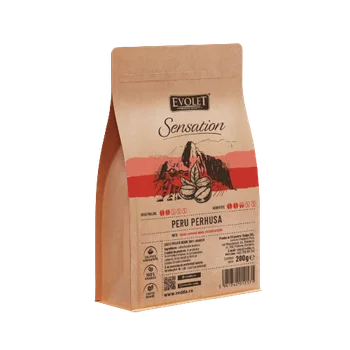 Cafea boabe Peru Perhusa, 200g, Evolet