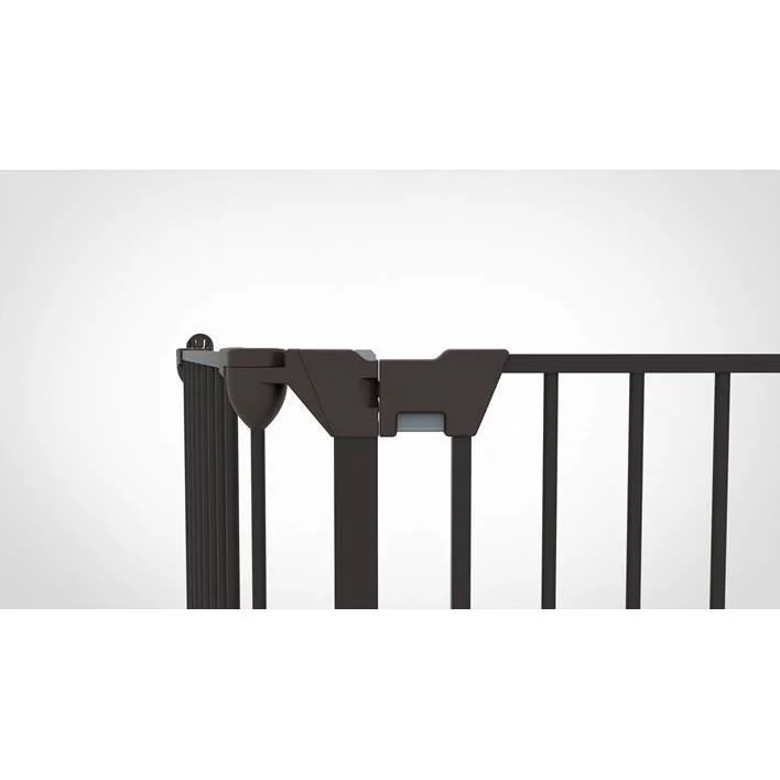 Tarc de siguranta modular cu 5 panouri negru, 1 bucata, Noma