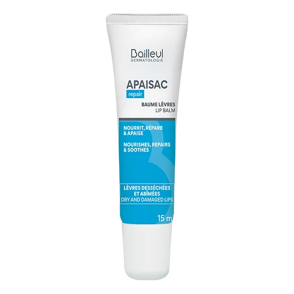 Balsam reparator pentru buze Apaisac Repair, 15ml, Bailleul