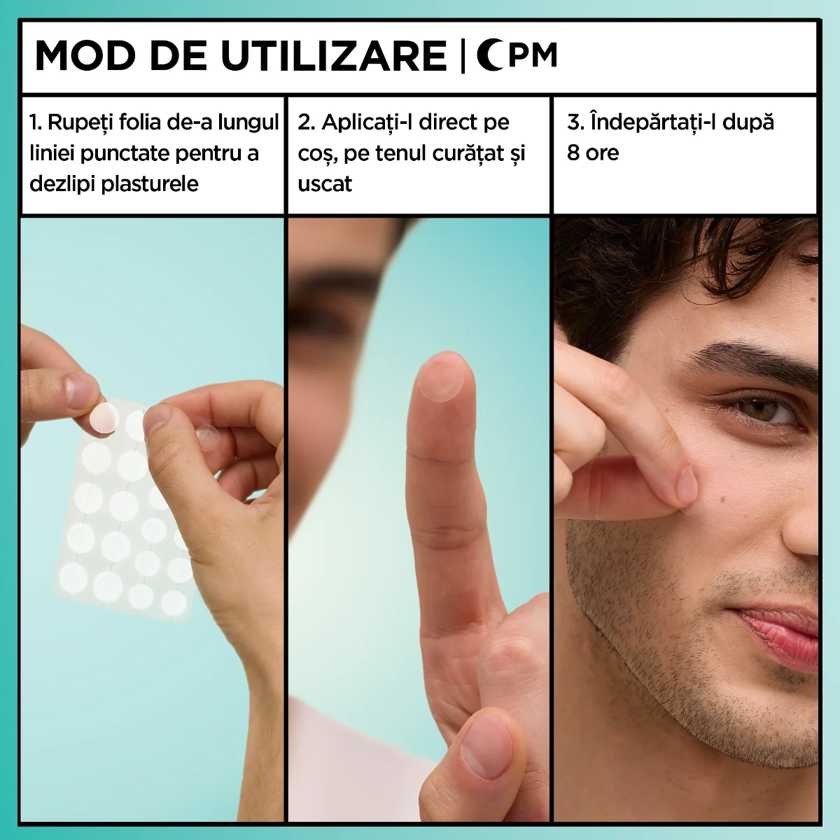 Plasturi pentru cosuri Pure Active Ultra, 22 bucati, Garnier