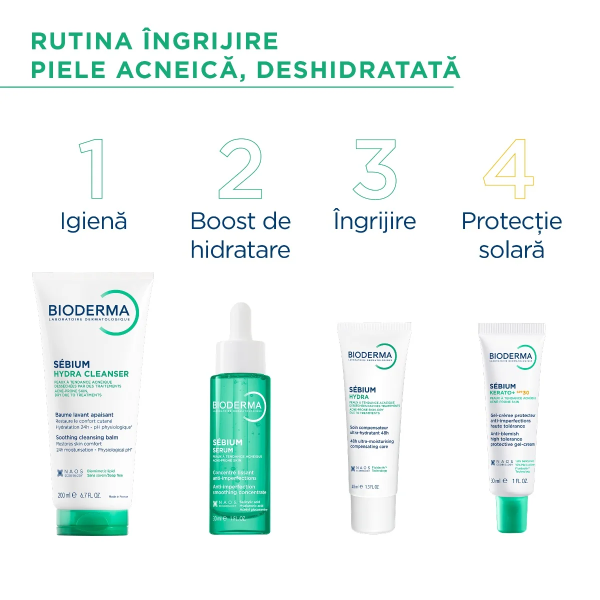 Gel Sebium Hydra, 40ml, Bioderma