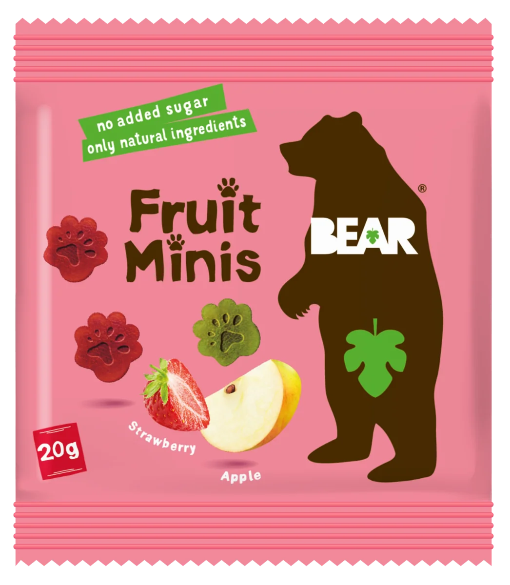 Talpite dino cu mere si capsuni, 20g, Urban Fruit
