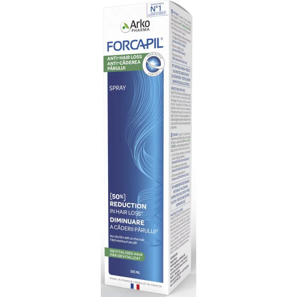 Spray impotriva caderii parului, 125ml, Forcapil