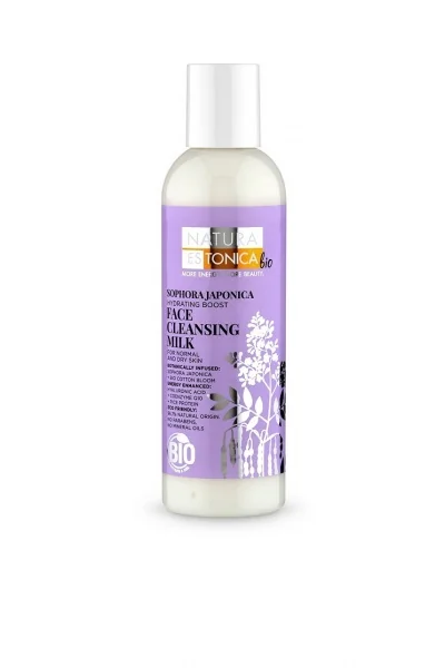 Lapte demachiant pentru ten normal sau uscat cu Sophora Japonica, 200ml, Natura Estonic