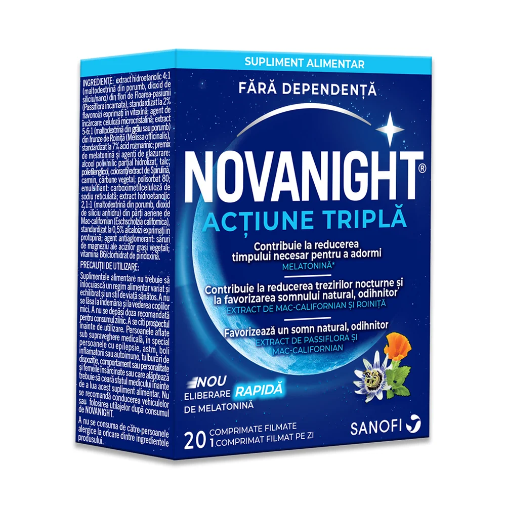 Novanight, 20 comprimate, Sanofi