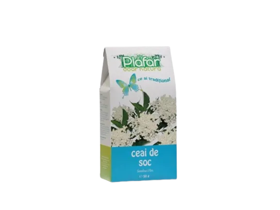 Ceai de flori de soc, 50g, Plafar