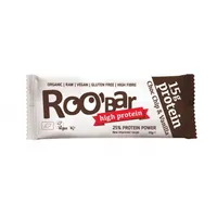 Baton proteic cu vanilie si ciocolata raw Bio, 60g, Roobar