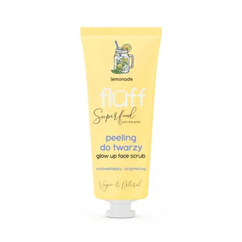 Scrub pentru iluminare cu limonada Glow Up Face, 75ml, Fluff