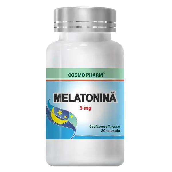 Melatonina 3mg, 30 capsule, Cosmopharm