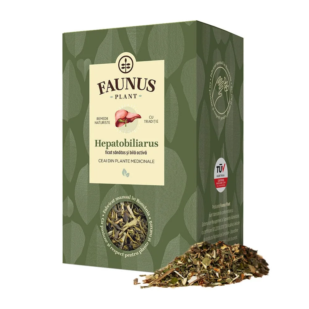 Ceai hepatoprotector Hepatobiliarus, 90g, Faunus Plant
