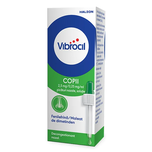 Vibrocil pentru copii picaturi nazale, 15ml, Haleon
