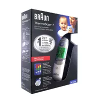 Termometru auricular pentru copii ThermoScan 7 cu Age Precision IRT6520, Braun