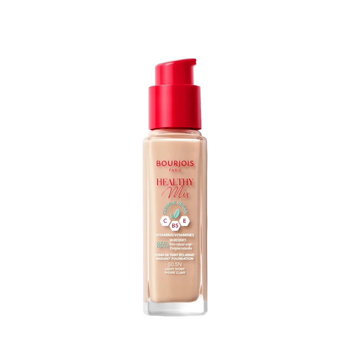 Fond de ten Healthy Mix 505 Light Ivory, 30ml, Bourjois