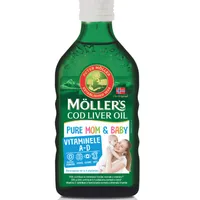 Ulei din ficat de cod Pure Mom & Baby, 250ml, Moller's