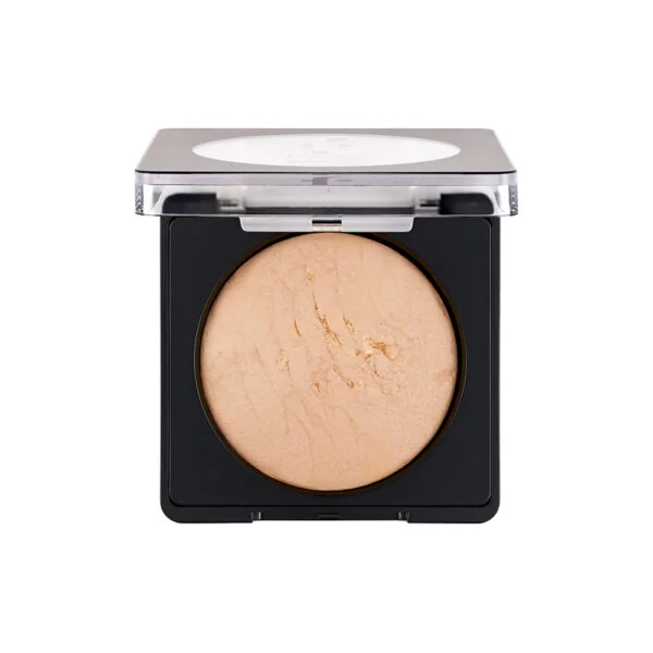 Pudra de fata Baked Powder 21 Beige With Gold, 9g, Flormar