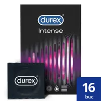 Prezervative Intense Orgasmic, 16 bucati, Durex